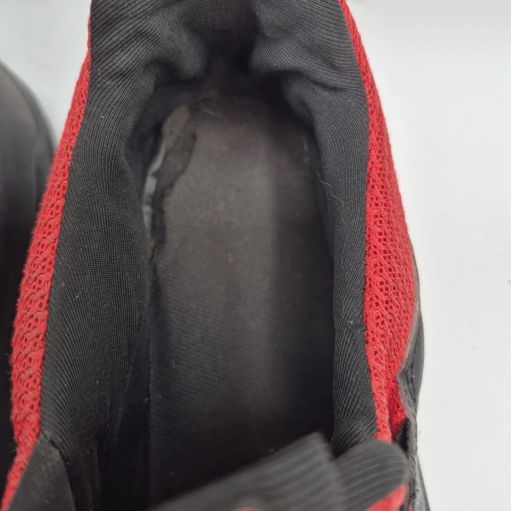 Shaq Sampson Shoes Mens‎ Size 6 Red Black Athletic Knit Sneakers QJ6GYRDBK